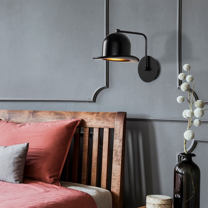 Casa si Gradina - Corpuri si surse de iluminat - Plafoniere, aplice si spoturi - Aplica de perete, Opviq, metal, negru, 19x25x28 cm - Infinity.ro