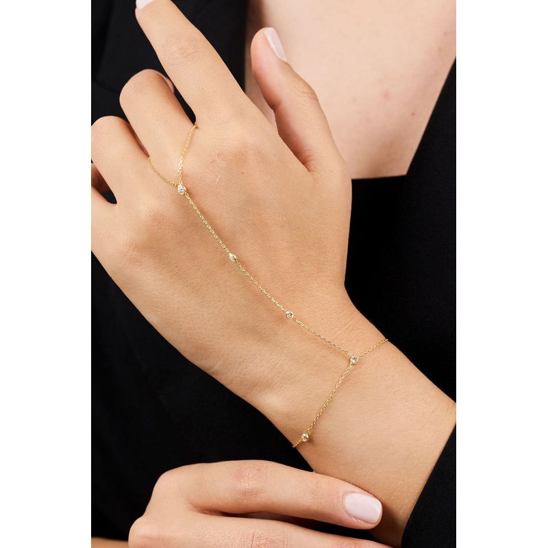 Fashion, accesorii si bijuterii - Femei - Bijuterii femei - Bratari femei - Bratara, Heliophilia, argint 925, auriu, marime universala, 757ELS1620 - Infinity.ro