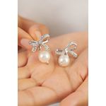 Fashion, accesorii si bijuterii - Femei - Bijuterii femei - Cercei femei - Cercei, Heliophilia, femei, argintiu, metal, 2.5x3 cm - Infinity.ro