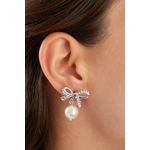 Fashion, accesorii si bijuterii - Femei - Bijuterii femei - Cercei femei - Cercei, Heliophilia, femei, argintiu, metal, 2.5x3 cm - Infinity.ro