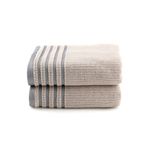 Casa si Gradina - Textile si covoare - Textile baie - Prosoape - Set prosoape de mana, L'essentiel Maison, maro deschis, 50x90 cm, 100% microcoton, 317HBY3259 - Infinity.ro