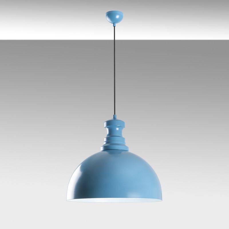 Casa si Gradina - Corpuri si surse de iluminat - Lustre si pendule - Candelabru, Opviq, metal, albastru deschis, diametru 40 cm, inaltime reglabila, 892OPV2037 - Infinity.ro