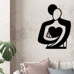 Casa si Gradina - Decoratiuni - Decoratiuni perete - Accesoriu decorativ de perete, Wallxpert, metal, negru, 70x0.15x52 cm - Infinity.ro