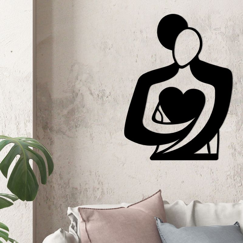 Casa si Gradina - Decoratiuni - Decoratiuni perete - Accesoriu decorativ de perete, Wallxpert, metal, negru, 70x0.15x52 cm - Infinity.ro