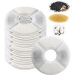 Casa si Gradina - Sanitare - Instalatii hidro - Sisteme filtrare instalatii - Filtre pentru fantana de apa pentru pisici Simpeak, 10 bucati, contin carbune activ si schimb de ioni, rotunde - Infinity.ro