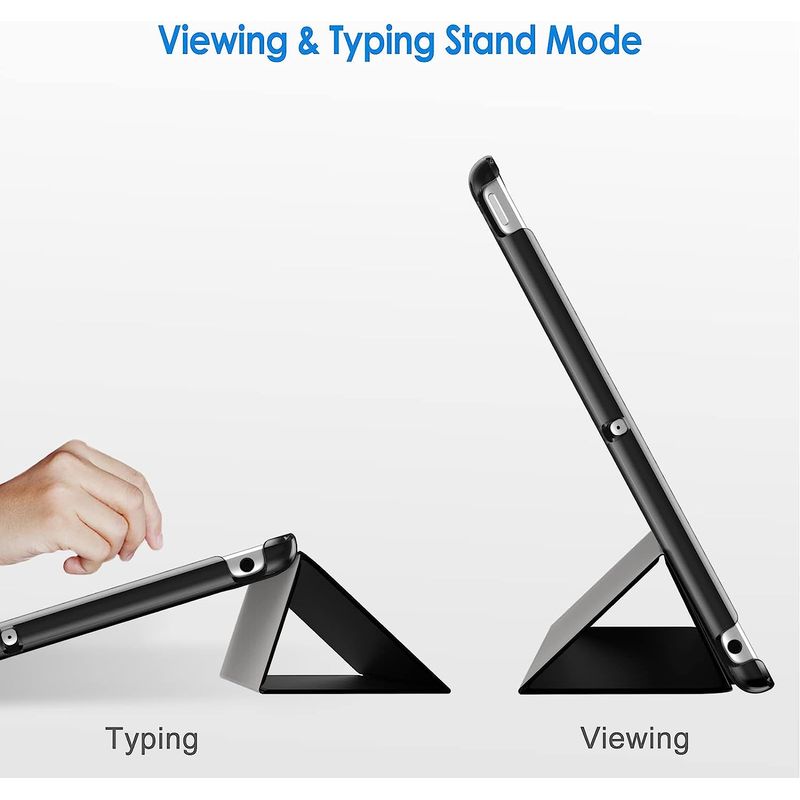 Laptop, Telefoane si Tablete - Tablete si accesorii tablete - Accesorii Tablete - Huse tablete - Husa ergonomica pentru iPad Air 10.9 inch, generatia a 4-a si a 5-a - negru - Infinity.ro