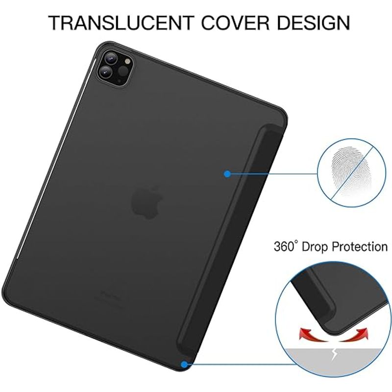 Laptop, Telefoane si Tablete - Tablete si accesorii tablete - Accesorii Tablete - Huse tablete - Husa ergonomica pentru iPad pro 11 inch - negru - Infinity.ro