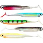 Sport si Outdoor - Sporturi acvatice - Pescuit - Nade si momeli - Set de 5 bucati Momeala Moale 10cm, 5gr pentru pescuit la stiuca, biban, salau si pastrav - Infinity.ro