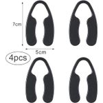 Casa si Gradina - Bucatarie si vesela - Accesorii bar - Tirbusoane si dopuri - Set taietor capison pentu vin, deschidrea sticlei, 4 bucati, 7X5 cm, negru - Infinity.ro