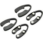 Casa si Gradina - Bucatarie si vesela - Accesorii bar - Tirbusoane si dopuri - Set taietor capison pentu vin, deschidrea sticlei, 4 bucati, 7X5 cm, negru - Infinity.ro