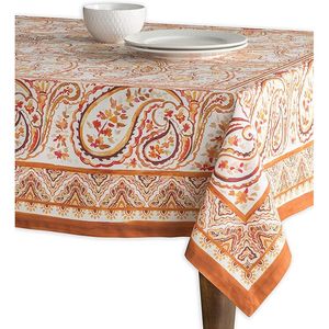 Fata de masa din bumbac, cu imprimeu, pentru bucatarie, cina, masa, decorare petreceri, dreptunghiulara, 160X220