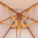 Casa si Gradina - Gradina si terasa - Umbrele si pavilioane - Umbrele - Umbrela de soare, pentru exterior, gradina, maner din lemn, protectie solara UV50, 200X150 - Infinity.ro