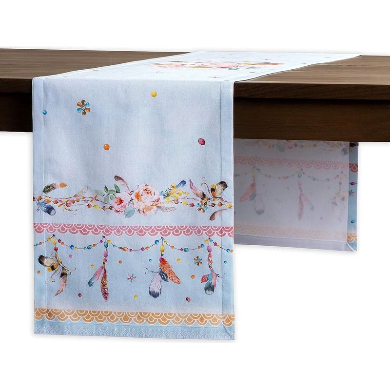 Casa si Gradina - Textile si covoare - Textile bucatarie - Fete de masa - Traversa de masa, decorativa, bumbac, pentru mese festive, 50X150 - Infinity.ro