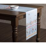 Casa si Gradina - Textile si covoare - Textile bucatarie - Fete de masa - Traversa de masa, decorativa, bumbac, pentru mese festive, 50X150 - Infinity.ro