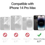 Laptop, Telefoane si Tablete - Telefoane mobile si accesorii - Accesorii Telefoane - Huse telefoane - Husa pentru iPhone 14 Pro Max, JETech, neagra, compatibila cu wireless charging - Infinity.ro