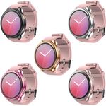 Laptop, Telefoane si Tablete - Wearables si gadgeturi - Wearables - Accesorii wearables - Set 5x Huse pentru ecran smartwatch, 5 culori diferite, compatibil cu Samsung Galaxy, 40mm - Infinity.ro
