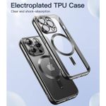 Laptop, Telefoane si Tablete - Telefoane mobile si accesorii - Accesorii Telefoane - Huse telefoane - Husa pentru iPhone 14 Pro Max, JETech, neagra, compatibila cu wireless charging - Infinity.ro