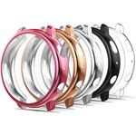 Laptop, Telefoane si Tablete - Wearables si gadgeturi - Wearables - Accesorii wearables - Set 5x Huse pentru ecran smartwatch, 5 culori diferite, compatibil cu Samsung Galaxy, 40mm - Infinity.ro