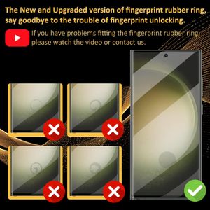 Set de 2 folii de sticla cu protectie pentru camera, anti zgarieturi pentru Samsung Galaxy S23 Ultra 5G
