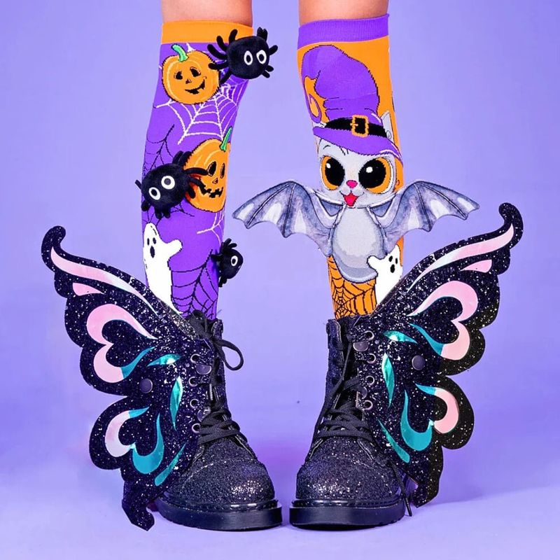 Fashion, accesorii si bijuterii - Copii - Lenjerie si pijamale copii - Sosete si dresuri copii - Sosete lungi colorate Madmia unisex fantasy Halloween 3-5 ani - Infinity.ro