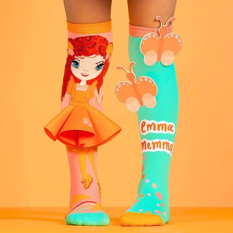 Fashion, accesorii si bijuterii - Copii - Lenjerie si pijamale copii - Sosete si dresuri copii - Sosete lungi colorate Madmia pentru fete fantasy Emma Mema 6-99 ani - Infinity.ro