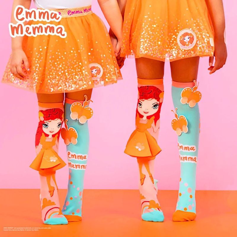 Fashion, accesorii si bijuterii - Copii - Lenjerie si pijamale copii - Sosete si dresuri copii - Sosete lungi colorate Madmia pentru fete fantasy Emma Mema 6-99 ani - Infinity.ro