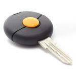 Auto si Moto - Electronice auto - Accesorii electronice auto - Carcasa Cheie Auto Techstar, compatibila Mercedes-Benz Smart cu 1 buton, compatibila modele 1998–2007 Fortwo, Forfour - Infinity.ro
