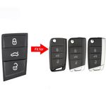 Auto si Moto - Electronice auto - Accesorii electronice auto - Membrana Cauciuc Butoane Cheie Auto VW Golf 7, Polo, Seat Leon, Ibiza, Ateca, Skoda Kodiaq, Karoq, Fabia - Infinity.ro
