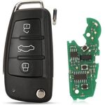 Auto si Moto - Electronice auto - Accesorii electronice auto - Cheie Auto Programabila Techstar cu 3 butoane pentru Audi Q7 B7 Q3 A3 TT A2 A8 A6 A6L A4 S5 C5 C6 B6 A4L A5 Q5 S RS - Infinity.ro