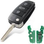 Auto si Moto - Electronice auto - Accesorii electronice auto - Cheie Auto Programabila Techstar cu 3 butoane pentru Audi Q7 B7 Q3 A3 TT A2 A8 A6 A6L A4 S5 C5 C6 B6 A4L A5 Q5 S RS - Infinity.ro