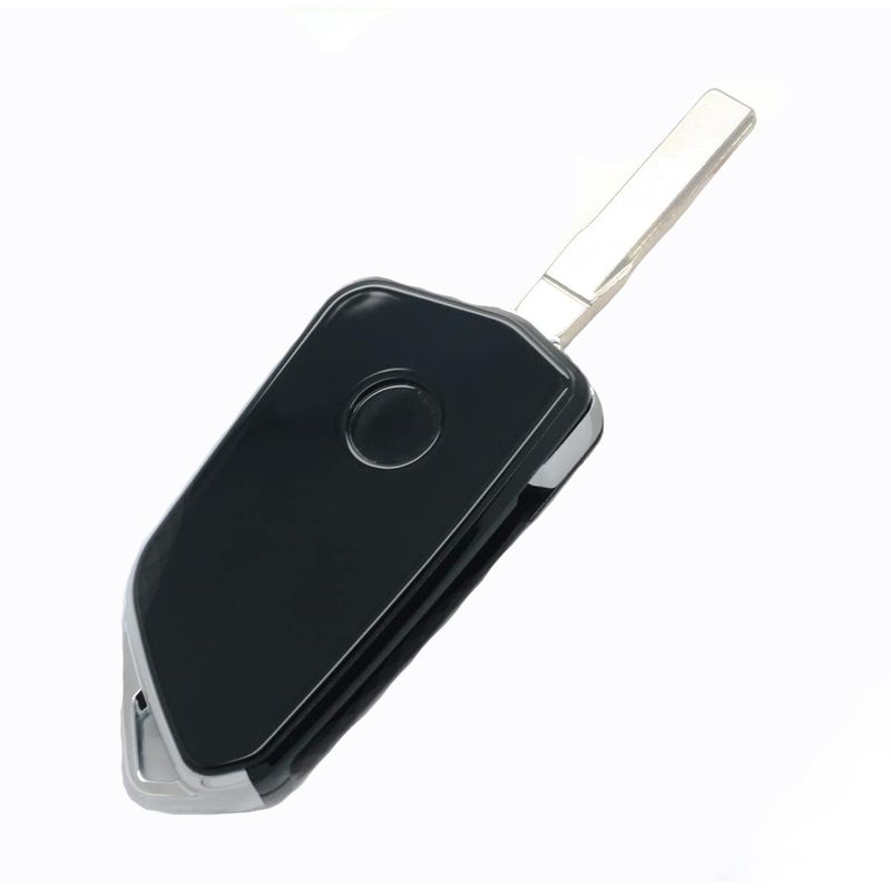 Auto si Moto - Electronice auto - Accesorii electronice auto - Carcasa Cheie Auto tip Briceag Techstar Modificata, 3 Butoane, Compatibila Volkswagen Golf 5, Passat B6, Touran - Infinity.ro