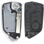 Auto si Moto - Electronice auto - Accesorii electronice auto - Carcasa Cheie Auto tip Briceag Techstar Modificata, 3 Butoane, Compatibila Volkswagen Golf 5, Passat B6, Touran - Infinity.ro