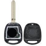 Auto si Moto - Electronice auto - Accesorii electronice auto - Cheie Auto Programabila 433MHz, cu 2 Butoane, Cip ID67, Compatibila Toyota Yaris, Rav4, Avensis, Corolla, Celica, Prado - Infinity.ro