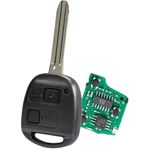 Auto si Moto - Electronice auto - Accesorii electronice auto - Cheie Auto Programabila 433MHz, cu 2 Butoane, Cip ID67, Compatibila Toyota Yaris, Rav4, Avensis, Corolla, Celica, Prado - Infinity.ro