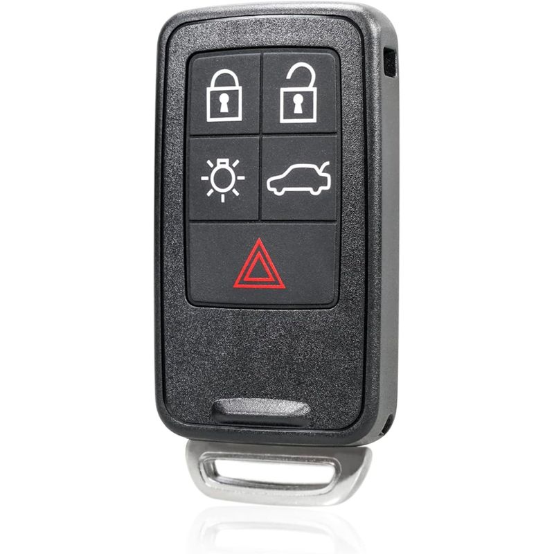 Auto si Moto - Electronice auto - Sisteme de inchidere centralizata - Cheie Auto Programabila Completa 433MHz, Techstar, cu 5 butoane si Cip ID46, Compatibila Volvo S60, V60, V70, XC6 - Infinity.ro
