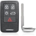 Auto si Moto - Electronice auto - Sisteme de inchidere centralizata - Cheie Auto Programabila Completa 433MHz, Techstar, cu 5 butoane si Cip ID46, Compatibila Volvo S60, V60, V70, XC6 - Infinity.ro