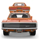 Jucarii, Copii si Bebe - Jucarii si jocuri - Vehicule si jucarii cu telecomanda - Masinute - Masinuta Metalica Dodge Charger R/t 1970 Portocaliu Scara 1 La 36 - Infinity.ro