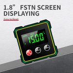 Casa si Gradina - Constructii - Scule electrice si accesorii - Aparate de masura - Inclinometru Digital Profesional cu Laser, Portabil, Baza Magnetica, Afisaj LCD, Nivela Digitala - Infinity.ro