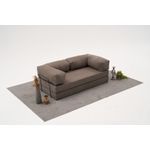 Casa si Gradina - Mobilier - Canapele si coltare - Canapele - Canapea 3 locuri, Atelier Del Sofa, chenille, gri, 190x75x95 cm - Infinity.ro