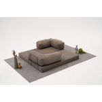 Casa si Gradina - Mobilier - Canapele si coltare - Canapele - Canapea 3 locuri, Atelier Del Sofa, chenille, gri, 190x75x95 cm - Infinity.ro