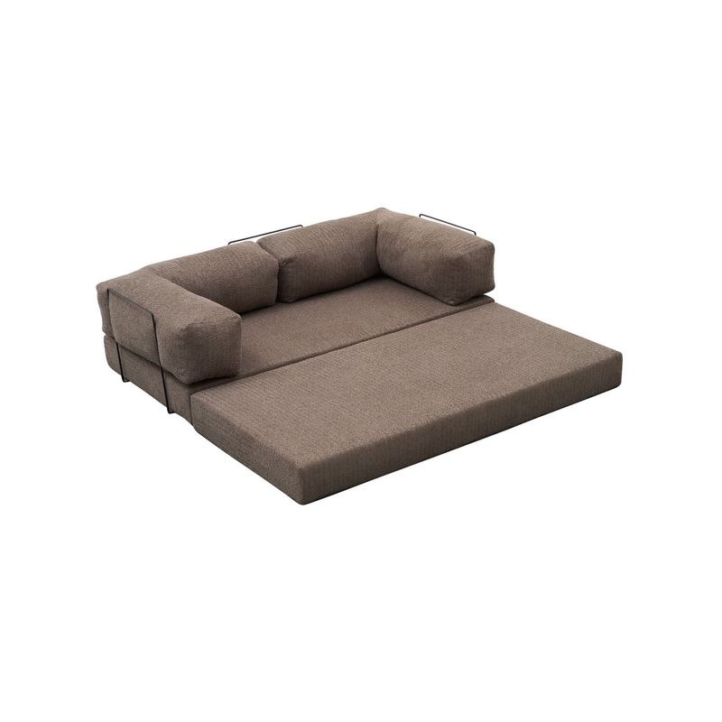 Casa si Gradina - Mobilier - Canapele si coltare - Canapele - Canapea 3 locuri, Atelier Del Sofa, chenille, gri, 190x75x95 cm - Infinity.ro