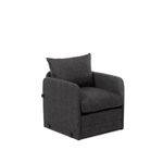 Casa si Gradina - Mobilier - Canapele si coltare - Canapele - Canapea extensibila, Atelier Del Sofa, textil, gri inchis, 68x70x66 cm - Infinity.ro