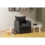 Casa si Gradina - Mobilier - Canapele si coltare - Canapele - Canapea extensibila, Atelier Del Sofa, textil, gri inchis, 68x70x66 cm - Infinity.ro