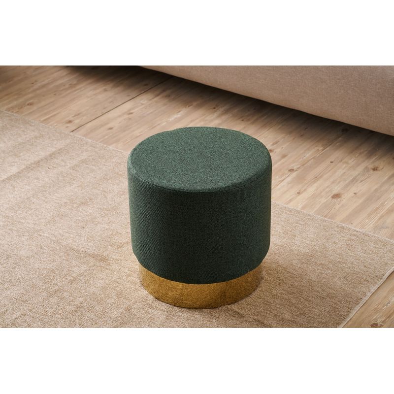 Casa si Gradina - Mobilier - Scaune si fotolii - Tabureti - Taburet, Atelier Del Sofa, bumbac si poliester, verde, 40x40 cm, 825BLC5121 - Infinity.ro