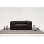 Casa si Gradina - Mobilier - Canapele si coltare - Canapele - Canapea 3 locuri, Atelier Del Sofa, chenille, antracit, 190x75x95 cm - Infinity.ro