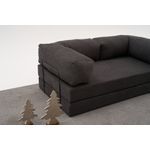Casa si Gradina - Mobilier - Canapele si coltare - Canapele - Canapea 3 locuri, Atelier Del Sofa, chenille, antracit, 190x75x95 cm - Infinity.ro