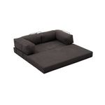 Casa si Gradina - Mobilier - Canapele si coltare - Canapele - Canapea 3 locuri, Atelier Del Sofa, chenille, antracit, 190x75x95 cm - Infinity.ro