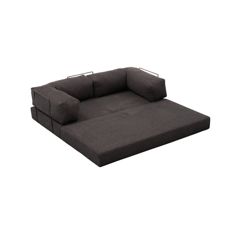 Casa si Gradina - Mobilier - Canapele si coltare - Canapele - Canapea 3 locuri, Atelier Del Sofa, chenille, antracit, 190x75x95 cm - Infinity.ro