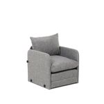 Casa si Gradina - Mobilier - Canapele si coltare - Canapele - Canapea extensibila, Atelier Del Sofa, textil, gri deschis, 68x70x66 cm - Infinity.ro