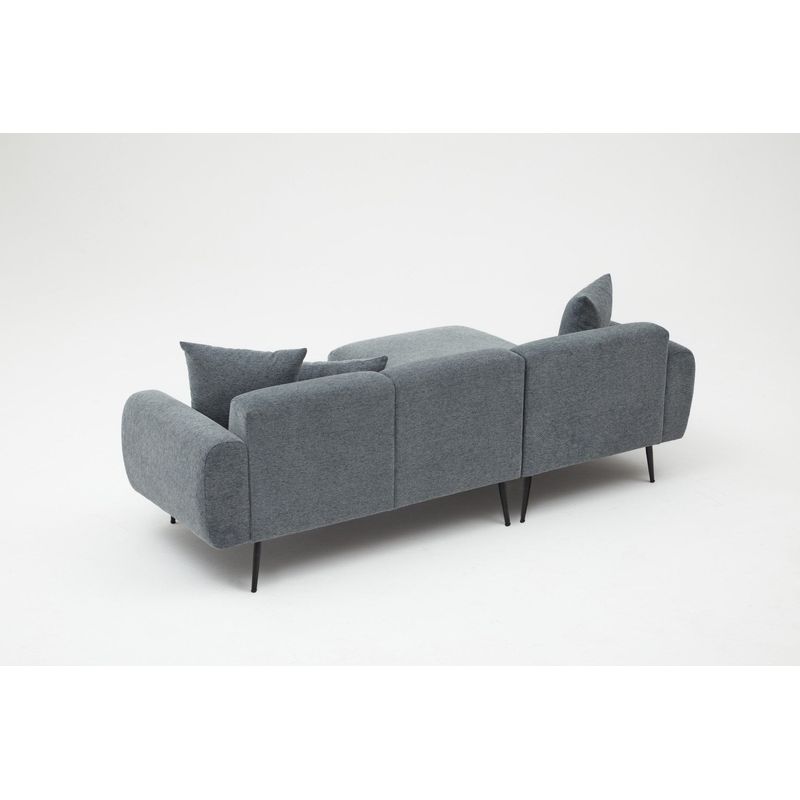 Casa si Gradina - Mobilier - Canapele si coltare - Coltare - Coltar, Atelier Del Sofa, lemn de fag, antracit, 252x82x77 cm - Infinity.ro